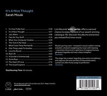 Sarah Moule: It's A Nice Thought, CD