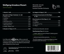 Wolfgang Amadeus Mozart (1756-1791): Serenade Nr.3 KV 185, CD