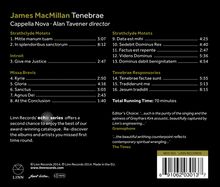 James MacMillan (geb. 1959): Tenebrae, CD