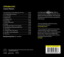 Claire Martin (geb. 1967): A Modern Art, CD