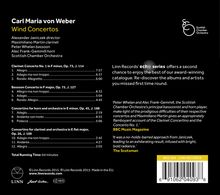 Carl Maria von Weber (1786-1826): Bläserkonzerte, CD