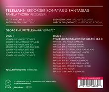 Georg Philipp Telemann (1681-1767): 7 Sonaten für Blockflöte &amp; Bc, 2 CDs