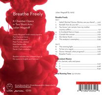 Julian Wagstaff (geb. 1970): Breathe Freely (Kammeroper), CD