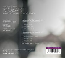 Wolfgang Amadeus Mozart (1756-1791): Klavierkonzerte Nr.25 &amp; 26, CD