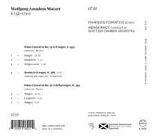 Wolfgang Amadeus Mozart (1756-1791): Klavierkonzerte Nr.19 &amp; 27, CD