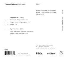 Thomas Wilson (1927-2001): Symphonien Nr.2 &amp; 5, CD