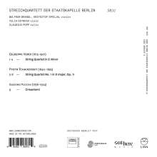 Streichquartett der Staatskapelle Berlin - Verdi / Tschaikowsky / Puccini, CD
