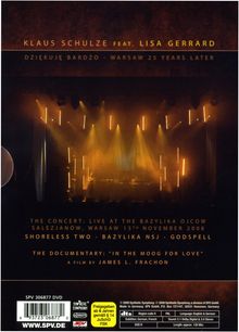 Klaus Schulze &amp; Lisa Gerrard: Dziekuje Bardzo: Warsaw 25 Years Later, DVD