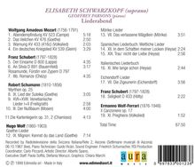 Elisabeth Schwarzkopf - Liederabend, CD