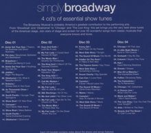 Musical: Simply Broadway, 4 CDs