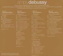 Claude Debussy (1862-1918): Simply Debussy, 4 CDs