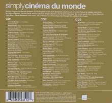 Filmmusik: Simply Cinema Du Monde (Tinbox), 3 CDs