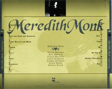 Meredith Monk (geb. 1943): Beginnings, CD