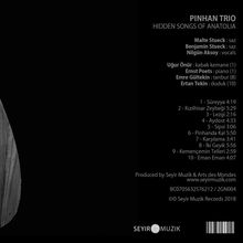 Pinhan Trio: Hidden Songs of Anatolia, CD