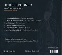 Kudsi Erguner: La Mélancolie Royale, CD
