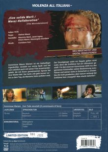 Kommissar Mariani - Zum Tode verurteilt (Blu-ray &amp; DVD im Mediabook), 1 Blu-ray Disc und 1 DVD