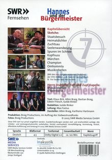 Hannes und der Bürgermeister 7, DVD