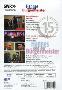 Hannes und der Bürgermeister 15, DVD
