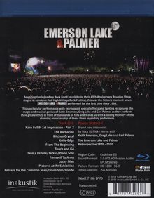 Emerson, Lake &amp; Palmer: 40th Anniversary Reunion Concert: High Voltage Festival, Blu-ray Disc