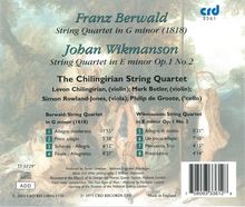 Johan Wikmanson (1753-1800): Streichquartett op.1 Nr.2, CD