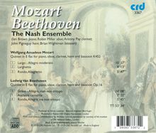 Wolfgang Amadeus Mozart (1756-1791): Quintett KV 452 für Klavier &amp; Bläser, CD