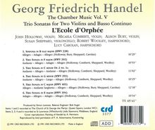 Georg Friedrich Händel (1685-1759): Kammermusik Vol.5, CD