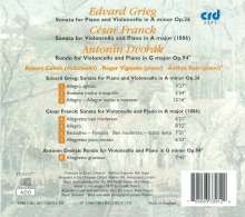 Edvard Grieg (1843-1907): Sonate für Cello &amp; Klavier op. 36, CD