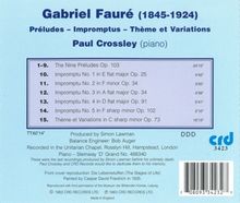 Gabriel Faure (1845-1924): Sämtliche Klavierwerke Vol.4, CD