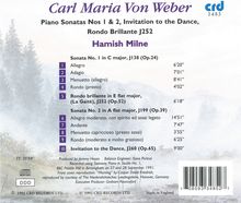 Carl Maria von Weber (1786-1826): Klaviersonaten Nr.1 &amp; 2, CD
