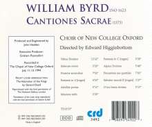 William Byrd (1543-1623): Cantiones Sacrae (1575), CD