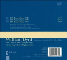 William Byrd (1543-1623): Cantiones Sacrae (1575/1589/1591), 3 CDs