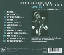 Luther Allison: Let's Try It Again, CD
