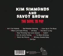 Kim Simmonds &amp; Savoy Brown: The Devil To Pay, CD