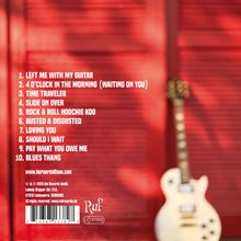 1. LEFT ME WITH MY GUITAR  
2. 4 O’CLOCK IN THE MORNING (WAITING ON YOU)  
3. TIME TRAVELER  
Weiße Gitarre unscharf, roter Hintergrund.