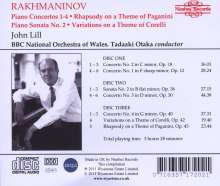 Sergej Rachmaninoff (1873-1943): Klavierkonzerte Nr.1-4, CD