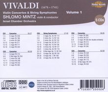 Antonio Vivaldi (1678-1741): Violinkonzerte Vol.1, 5 CDs