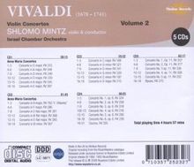 Antonio Vivaldi (1678-1741): Violinkonzerte Vol.2, 5 CDs