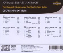 Johann Sebastian Bach (1685-1750): Sonaten &amp; Partiten für Violine BWV 1001-1006, 2 CDs