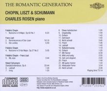 Charles Rosen - The Romantic Generation, CD