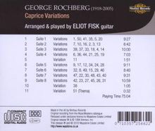 George Rochberg (1918-2005): Caprice Variationen für Gitarre, CD