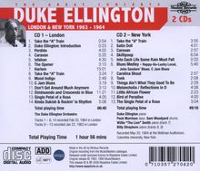 Duke Ellington (1899-1974): London &amp; New York 1963 - 1964, 2 CDs