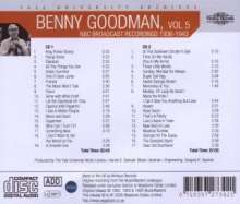 Benny Goodman (1909-1986): Yale University Archives Vol.5, 2 CDs