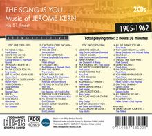 Filmmusik: The Song Is You: Music Of Jerome Kern, 2 CDs