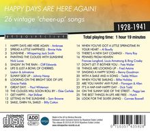 Happy Days Are Here Again!, CD