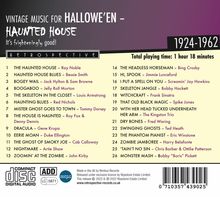 Haunted House: Vintage Music For Halloween, CD