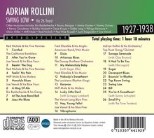 Adrian Rollini (1904-1956): Swing Low, CD