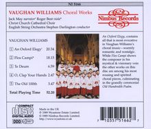 Ralph Vaughan Williams (1872-1958): Choral Music, CD