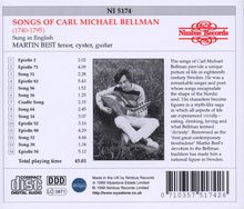 Carl Michael Bellman (1740-1795): Lieder, CD