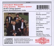 Ralph Vaughan Williams (1872-1958): Streichquartette Nr.1 &amp; 2, CD