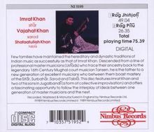 Imrat Khan: Rag Jhinjoti/Rag Pilu, CD